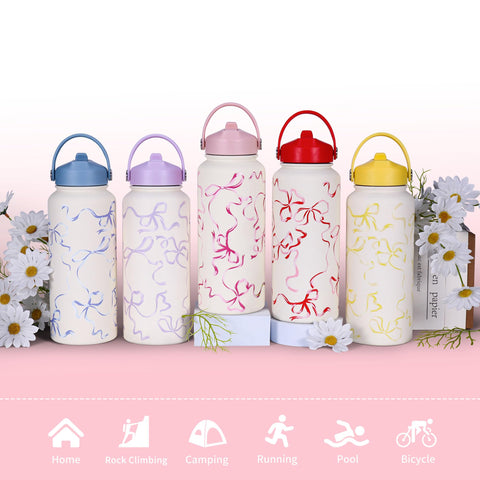 Goetland Ribbon BPA-free lid maintains pure beverage taste.