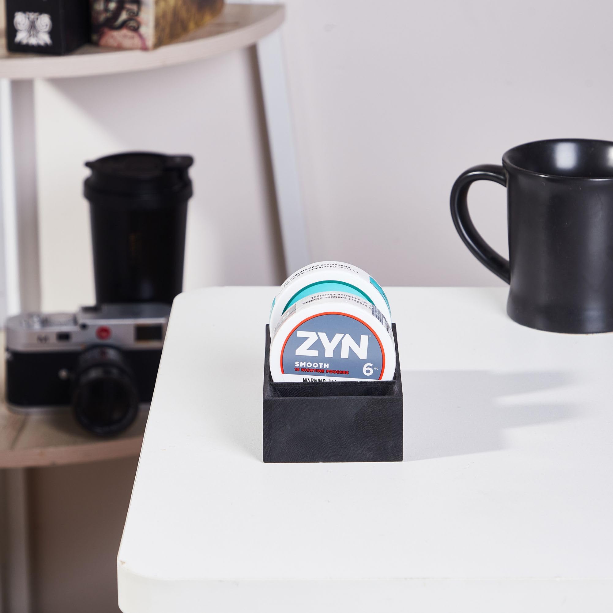 GoFika Zyn Holder compact size fits desk, drawer, or shelf