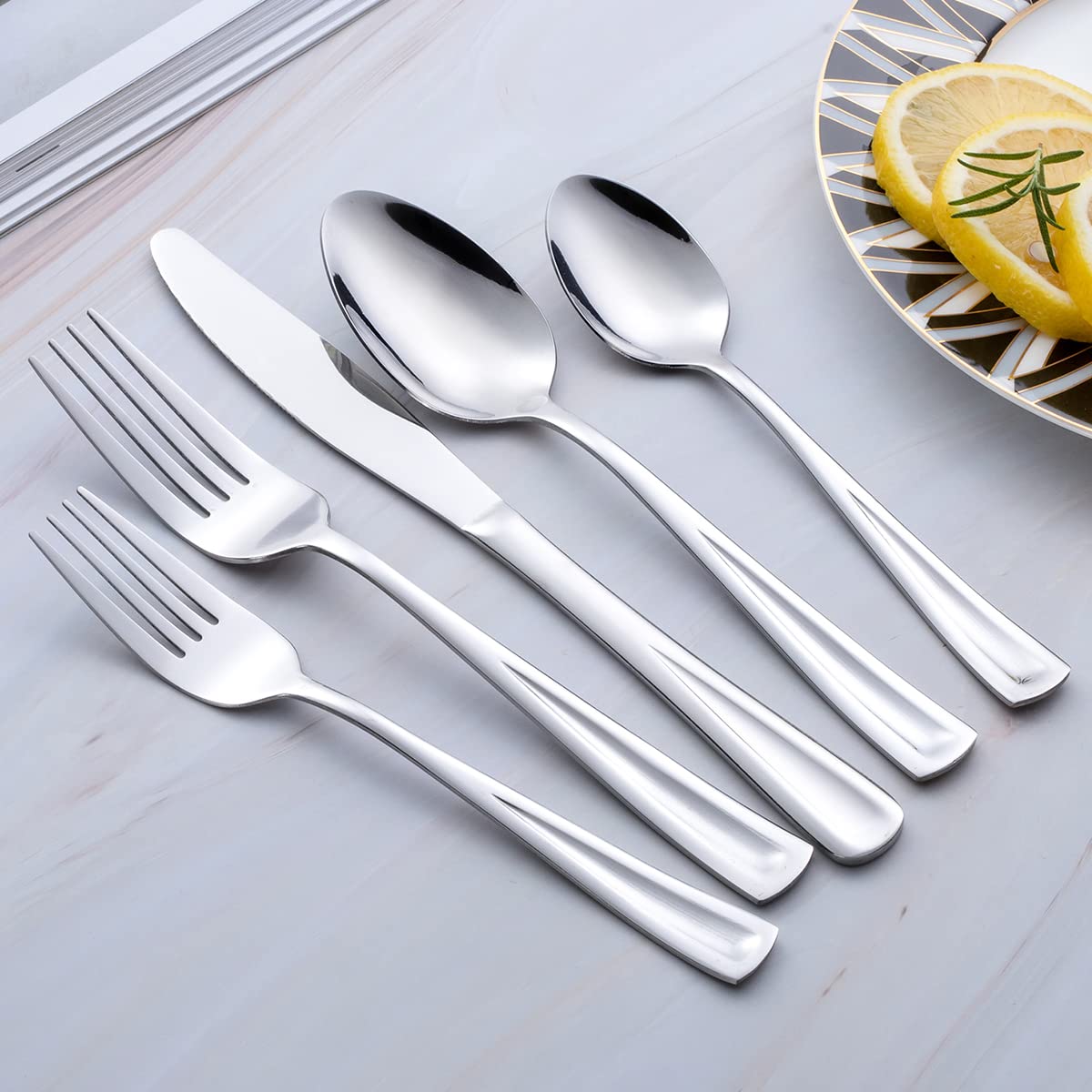 GoGeiLi dinner forks designed for comfortable grip and balanced weight