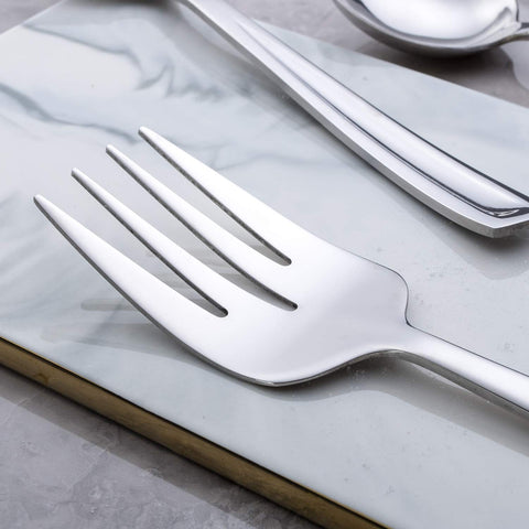 GoGeiLi large serving fork with smooth edge for safe serving.