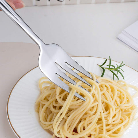 GoGeiLi 9.5-inch serving spoon with elegant weight and balance for easy serving.