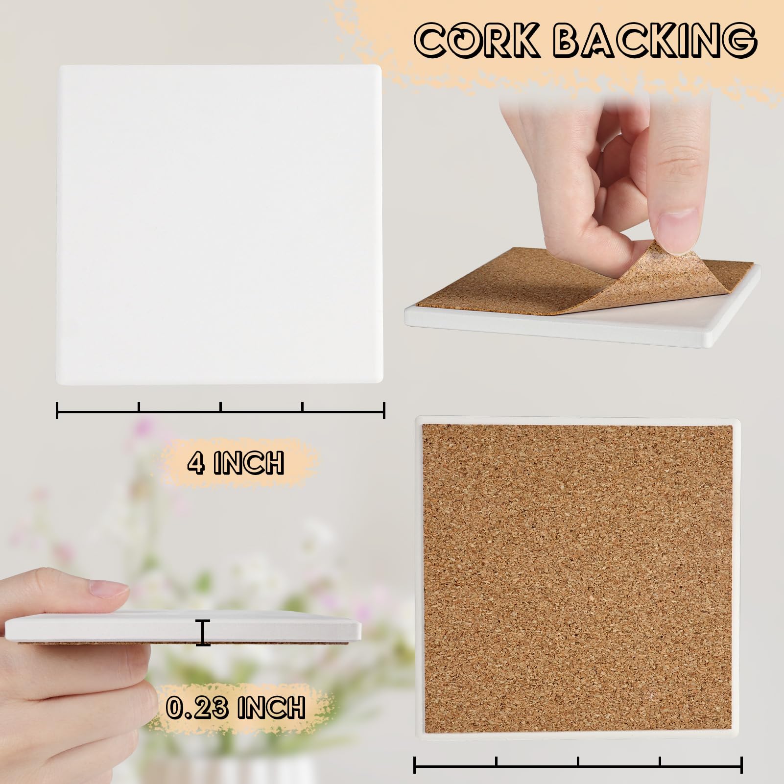 GOH DODD 24-pack display of both round and square tiles