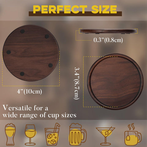 Goh Dodd coaster feet prevent slips and scratches on delicate tabletops.