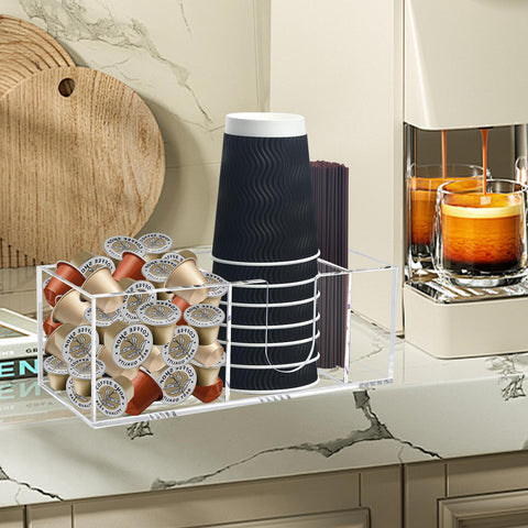 Goindy easy-access design helps guests grab cups and lids quickly.