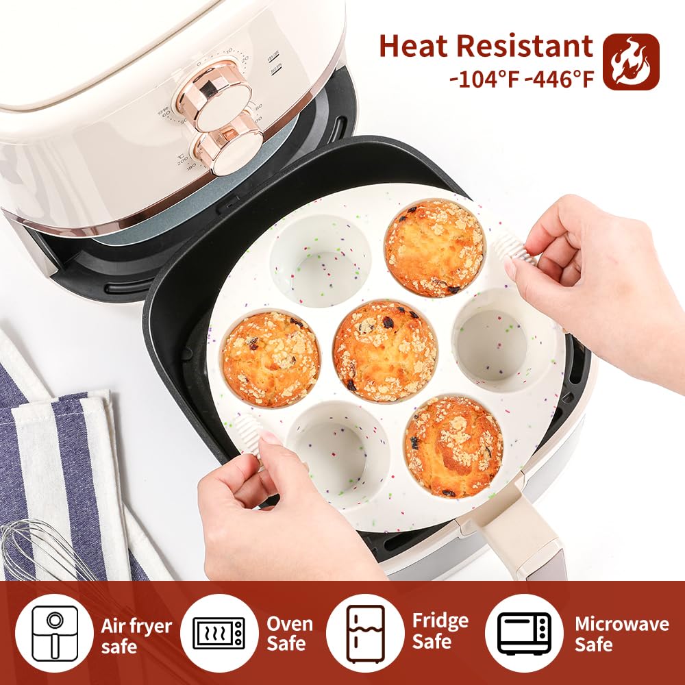 GOKCEN's instant pot-compatible silicone molds for 5, 6, and 8 qt pots.