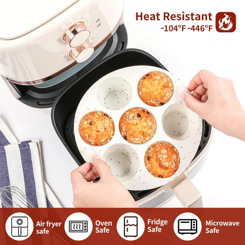 GOKCEN's instant pot-compatible silicone molds for 5, 6, and 8 qt pots.