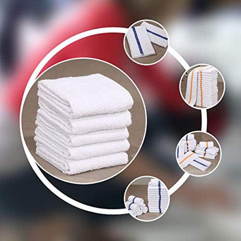 GOLD TEXTILES machine wash friendly white bar mop towel for easy maintenance
