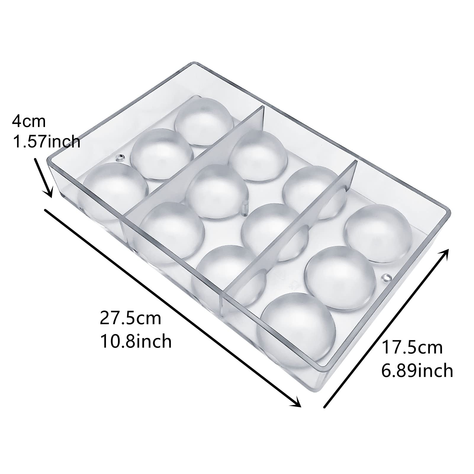 Goldbaking ball mold shiny surface for glossy finishes