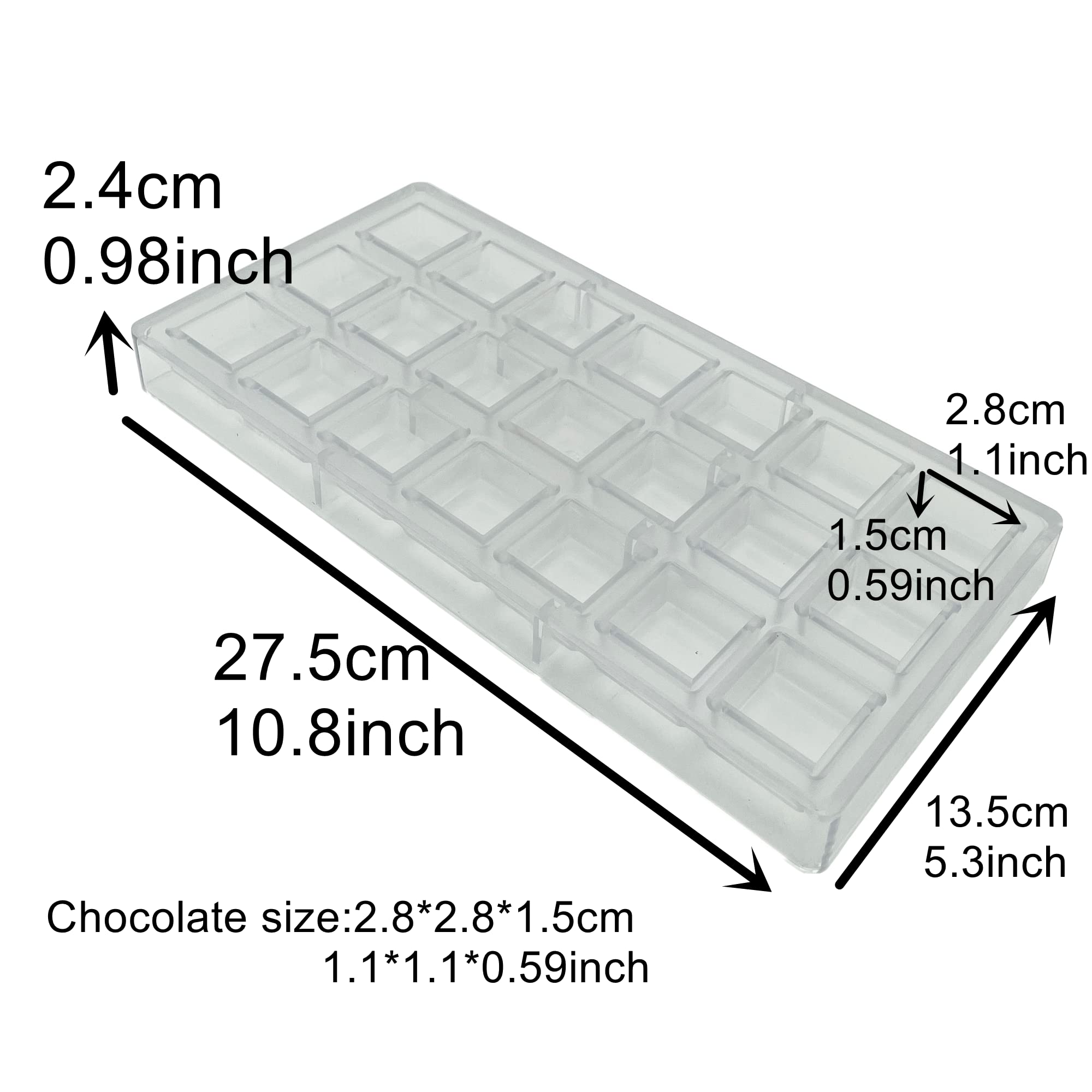 Goldbaking polycarbonate mold close-up showing clear, tough material for precise release.