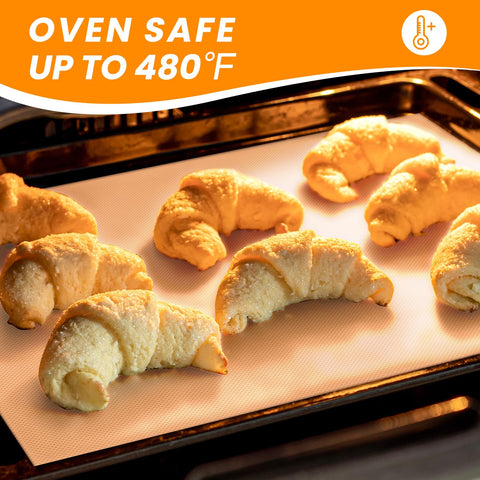 Goldeer nonstick counter mat protects countertops while baking.
