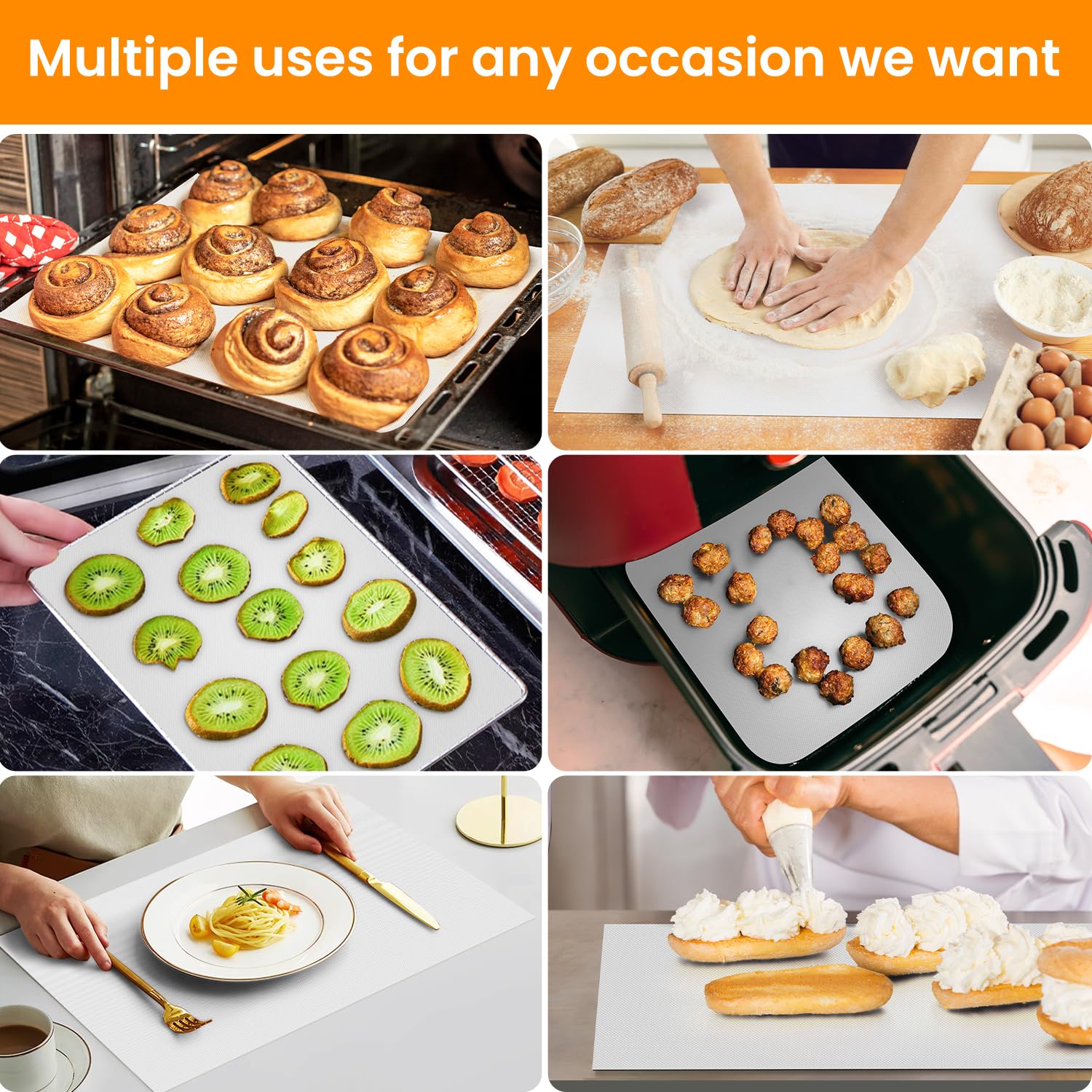 Roll fondant, dough, or candy confidently with Goldeer mat