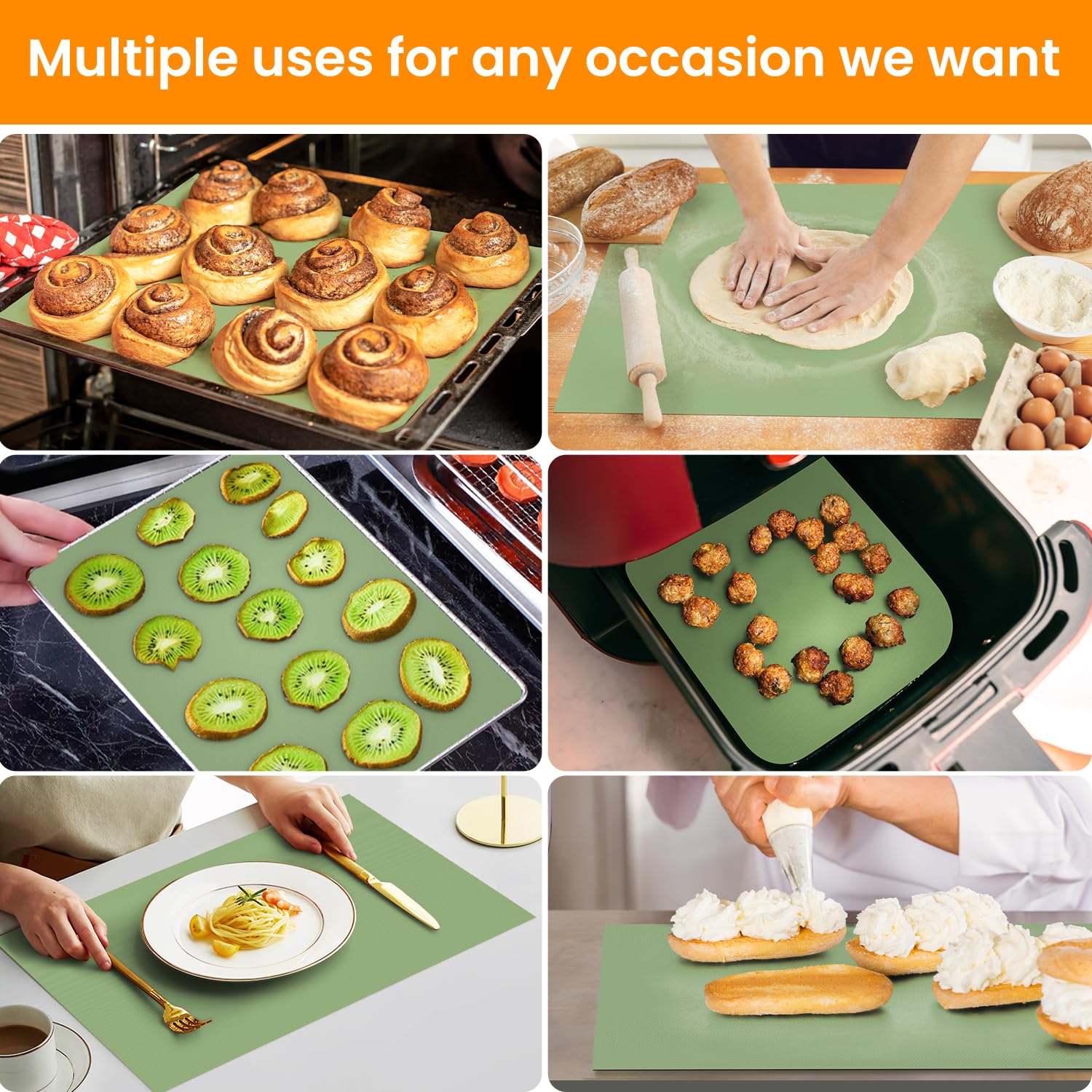 Goldeer mat is easy to clean and reusable, reducing waste.