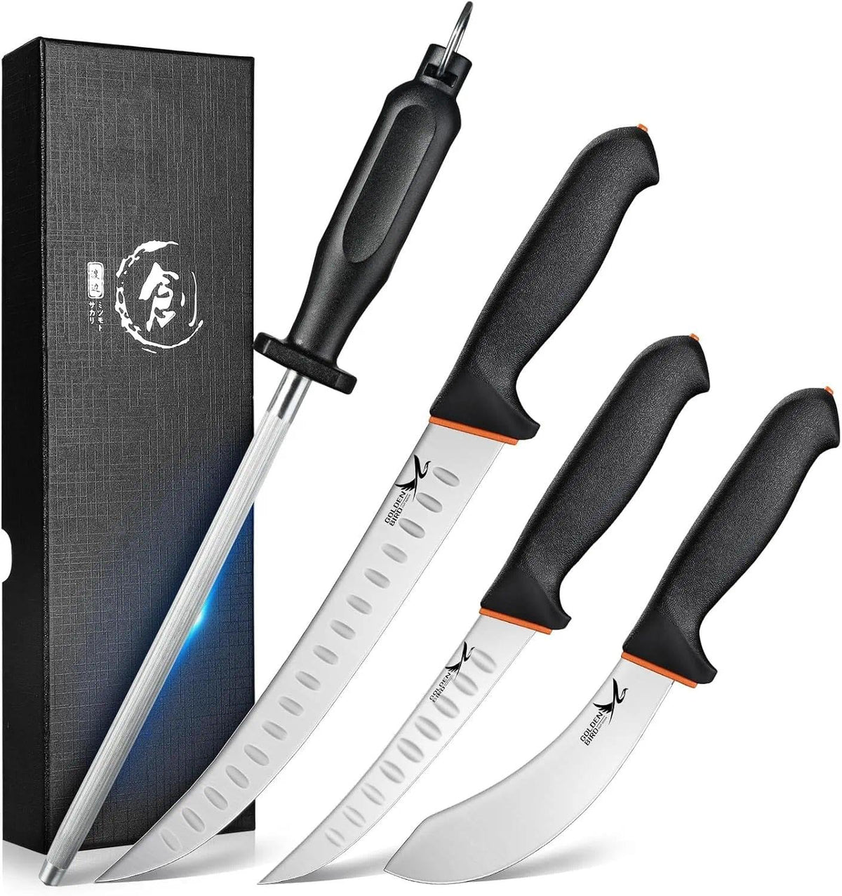 Golden Bird boning knife 6in offers precise cuts for clean meat prep.