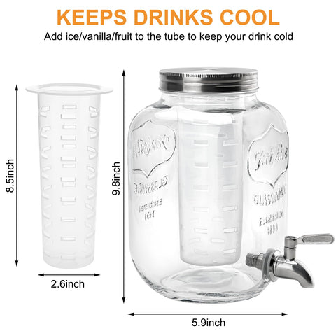 Goldfishwa stainless steel spigot for smooth pouring