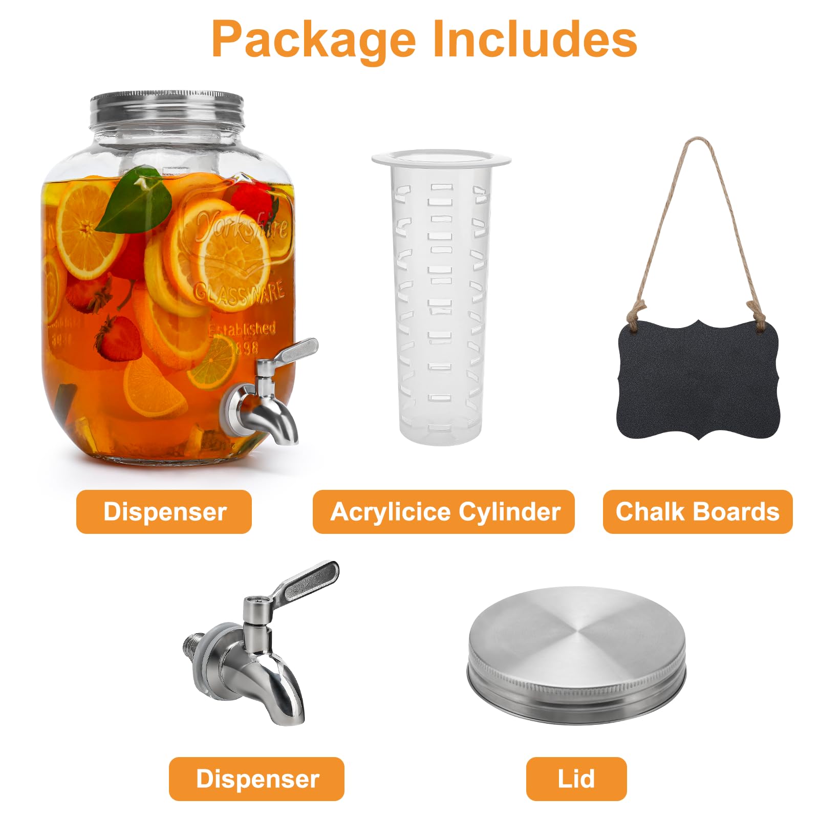 Goldfishwa wide-mouth lid eases filling and cleaning