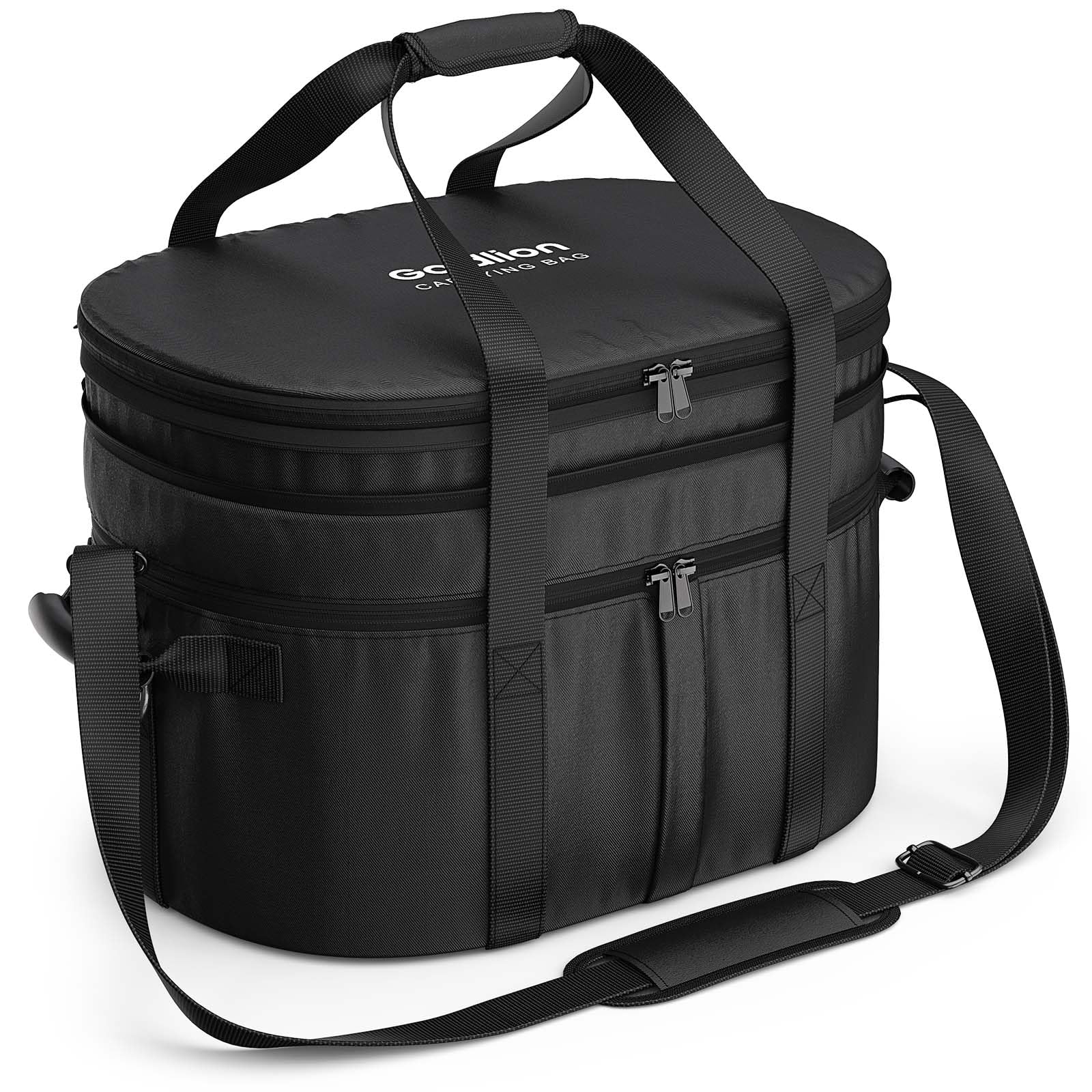 Goldlion bag for PossibleCooker Pro 8.5 Qt with front-opening design for easy setup.