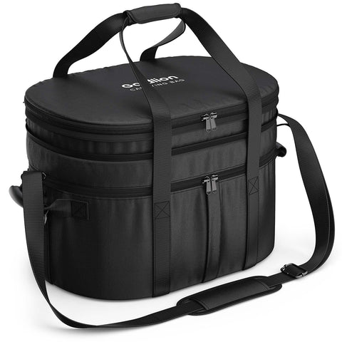 Goldlion bag for PossibleCooker Pro 8.5 Qt with front-opening design for easy setup.