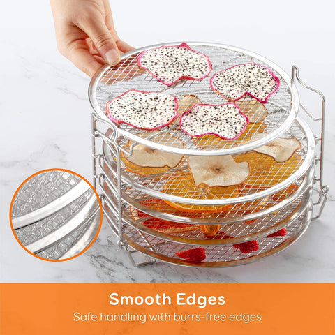 Goldlion Dehydrator Rack burr-free edges reduce handling risk