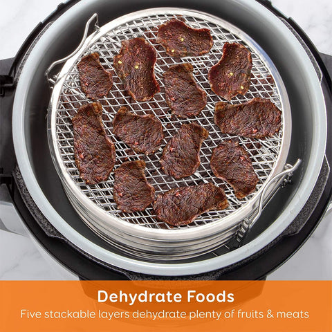 Goldlion Dehydrator Rack stackable layers enables batch drying of snacks
