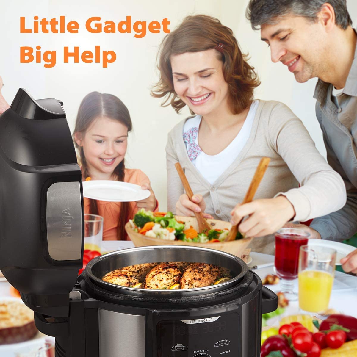 Goldlion inner pot features a three-ply bottom for even heat distribution.
