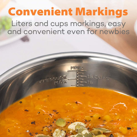 Goldlion three-ply bottom inner pot ensures even heat distribution for consistent results.