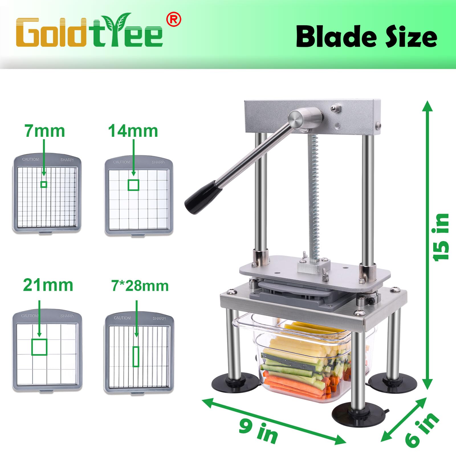 Goldtree blade replacement 420 stainless enables quick blade changes