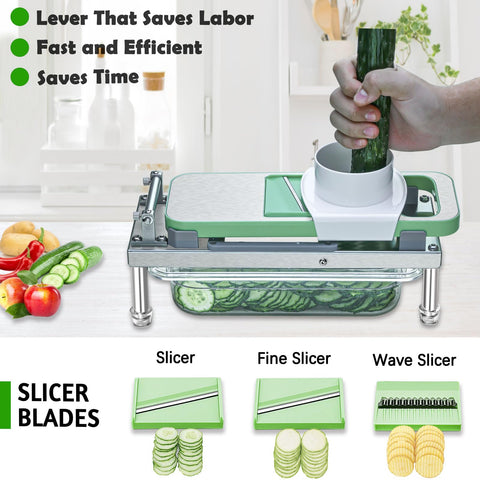 Goldtree Chopper shows dicing for uniform cubes and quick prep.