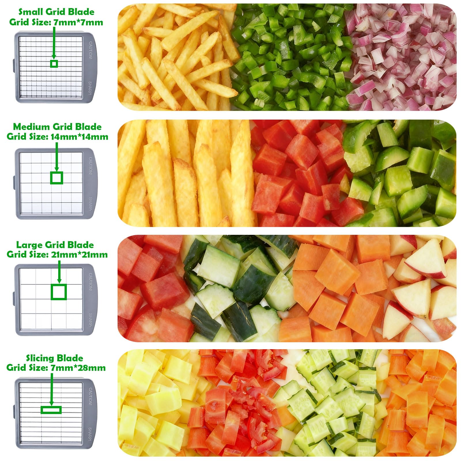 Goldtree Vegetable Chopper stainless steel build supports durable daily use