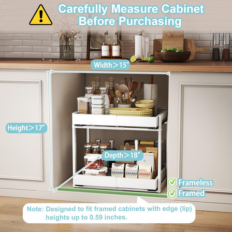 Golener kitchen cabinet setup demonstrates flexible use of top and bottom tiers.
