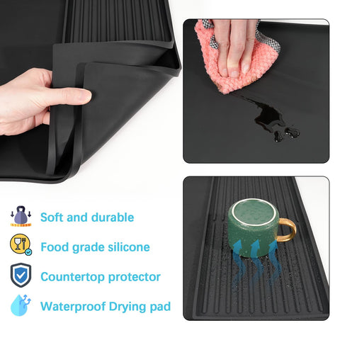 Golener silicone mat doubles as a heat-resistant trivet for hot pots