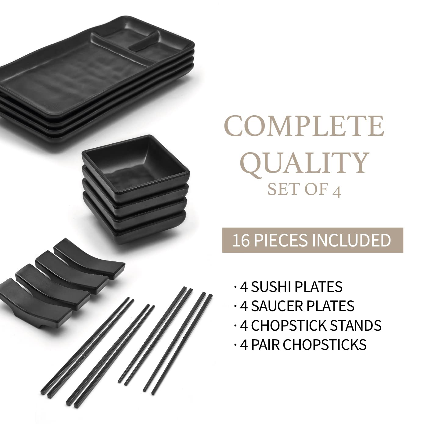 Goliber chopsticks and stands add elegance to sushi night