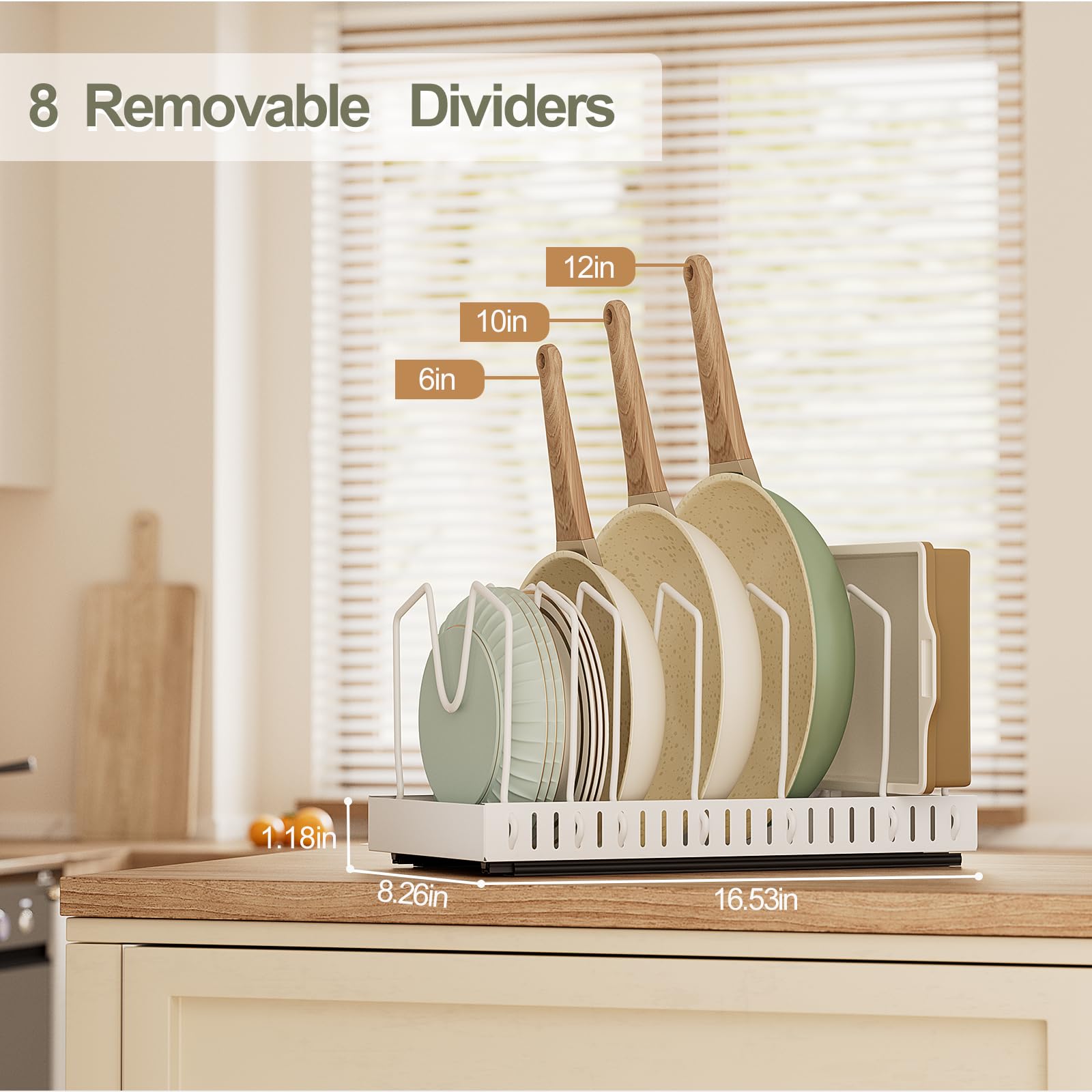 GoMaihe no-drill installation is quick and easy for any kitchen.