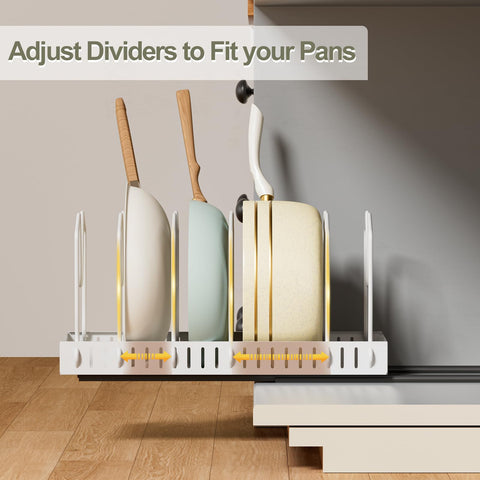 GoMaihe frees cabinet space in tight kitchens for cookware.