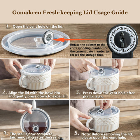 Gomakren dishwasher-safe ceramic design simplifies cleanup after meals.