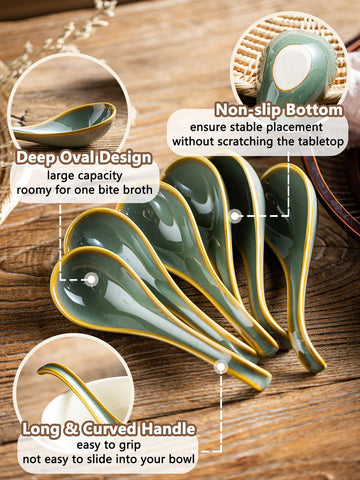 Gomakren ergonomic-handle spoons offer comfortable grip