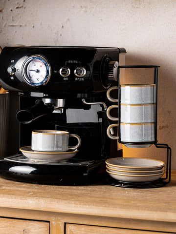 Gomakren espresso and latte cups ready for gifting and gatherings.
