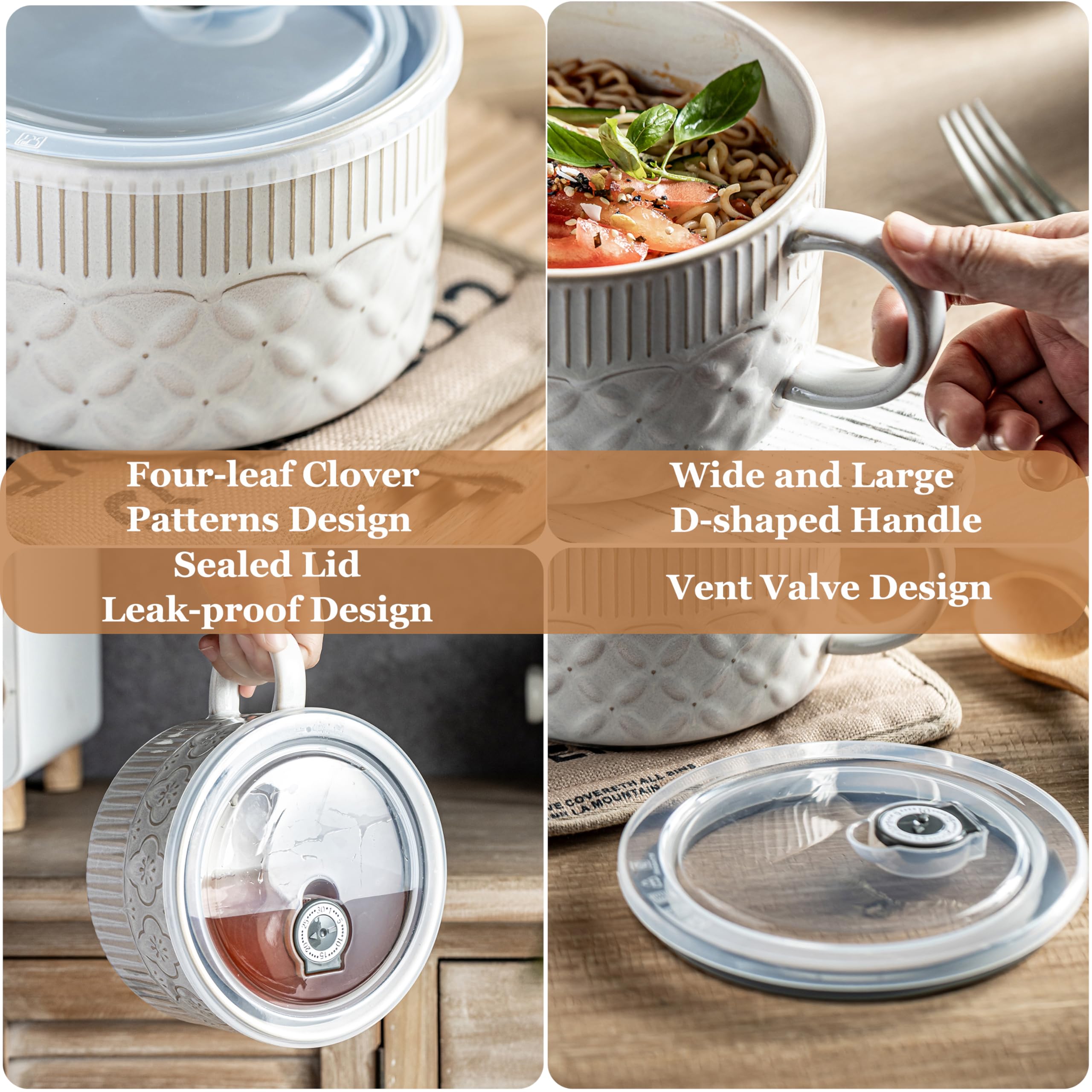 Gomakren porcelain bowl with beige-white glaze elevates daily meals.
