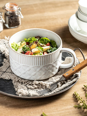 Gomakren stackable design saves cabinet space in kitchens and dorms.