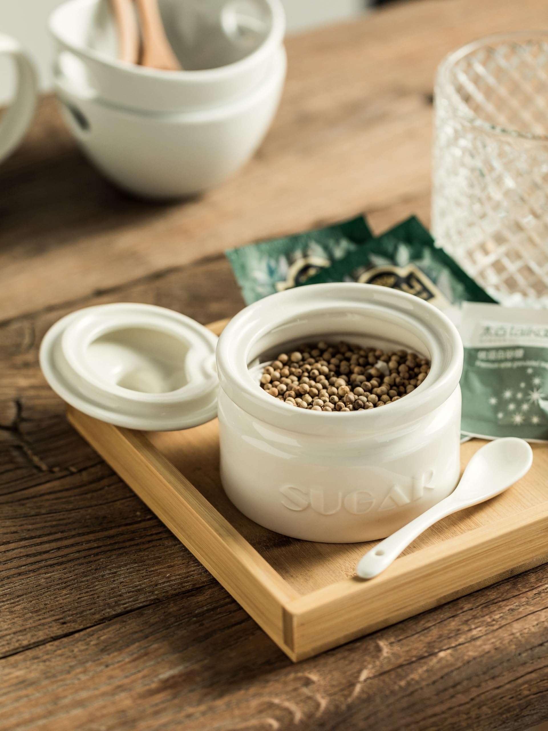 Gomakren sugar jar makes a thoughtful housewarming or holiday gift.