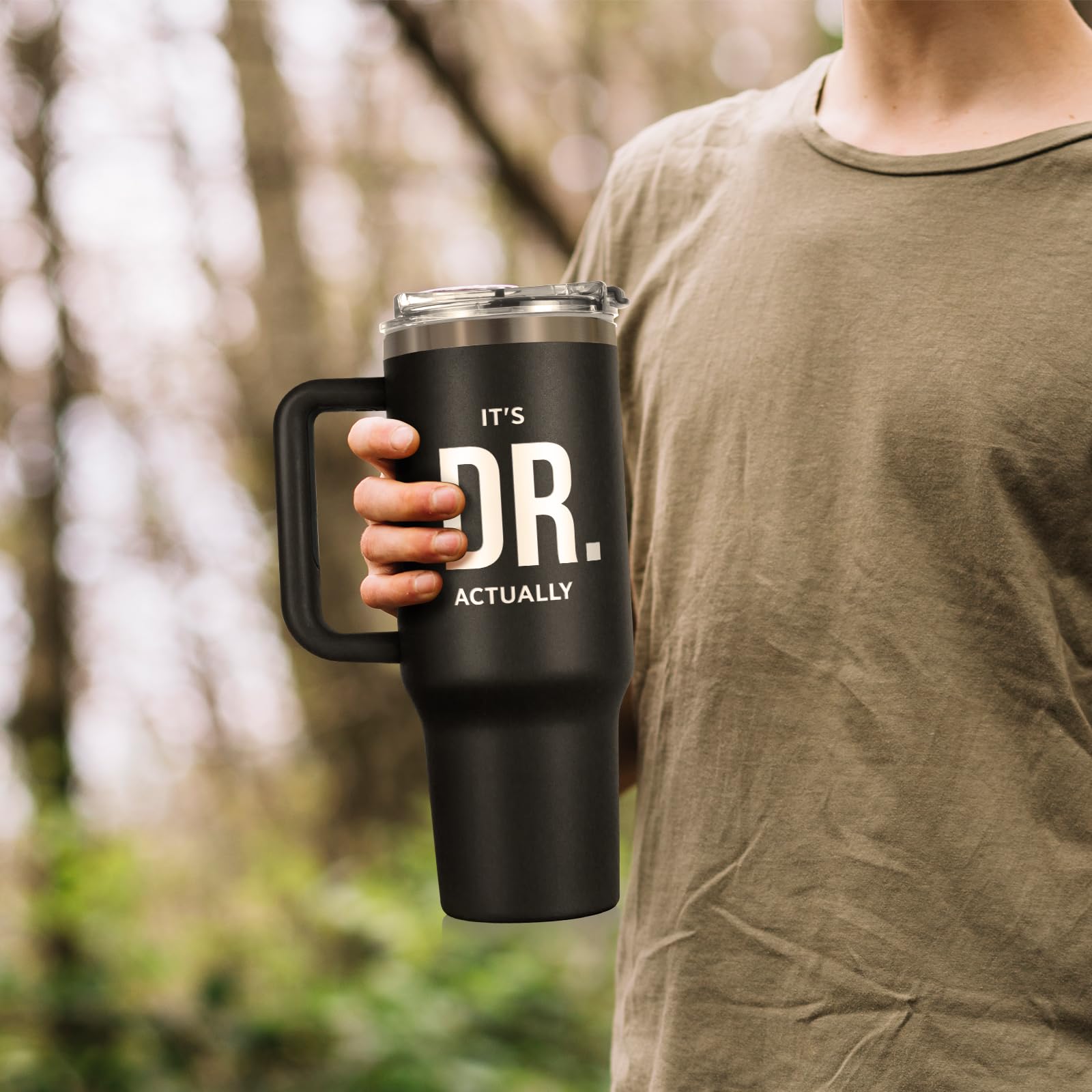 GoMelley 40oz doctor graduation gift tumbler ideal for long shifts