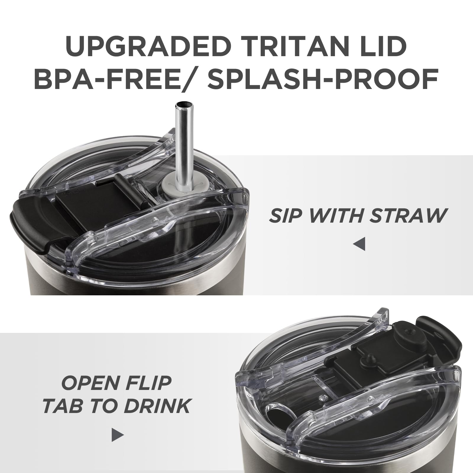 GoMelley car cup holder-friendly tumbler fits most vehicles