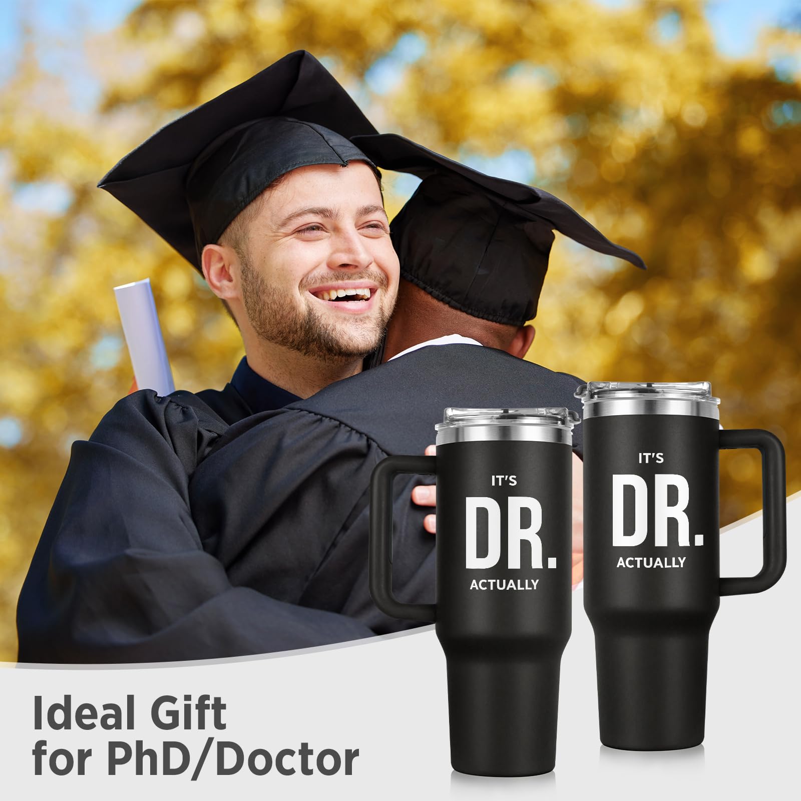GoMelley It's Dr Actually back design celebrates achievement with style