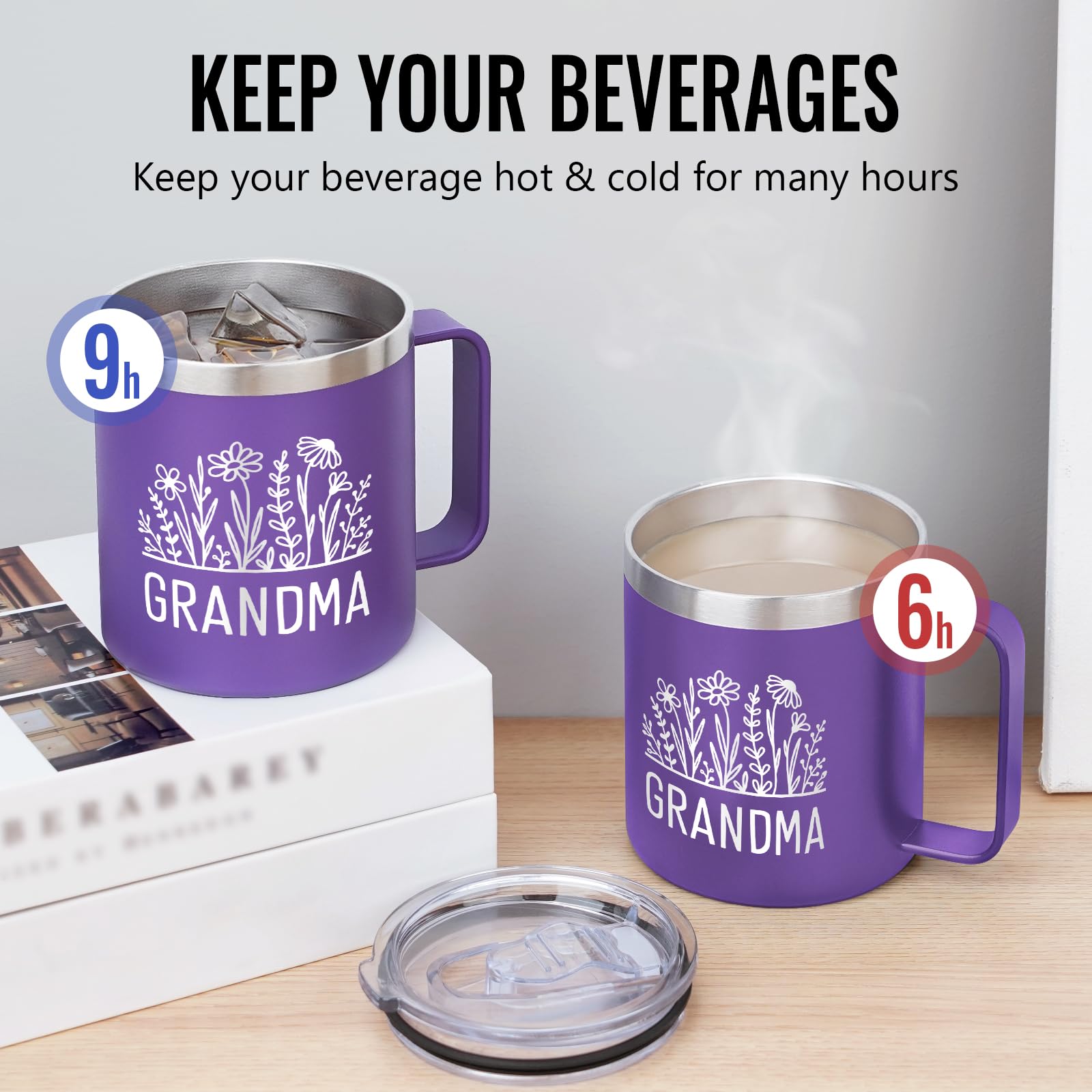 GoMelley 2.0 leak-proof lid prevents spills during travel.