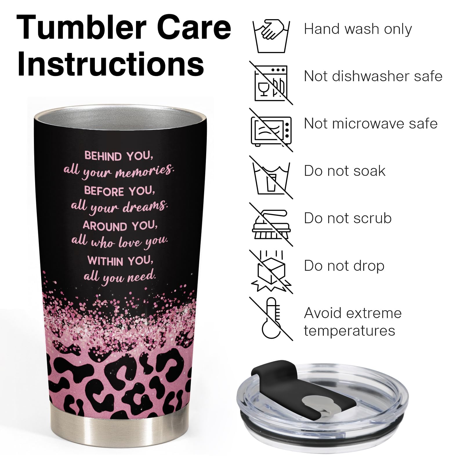 GoMelley leopard-pattern gift for her adds daily motivation and style.