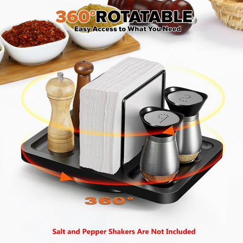 Gomyrod bamboo-base napkin dispenser showcases natural texture with a sturdy base.
