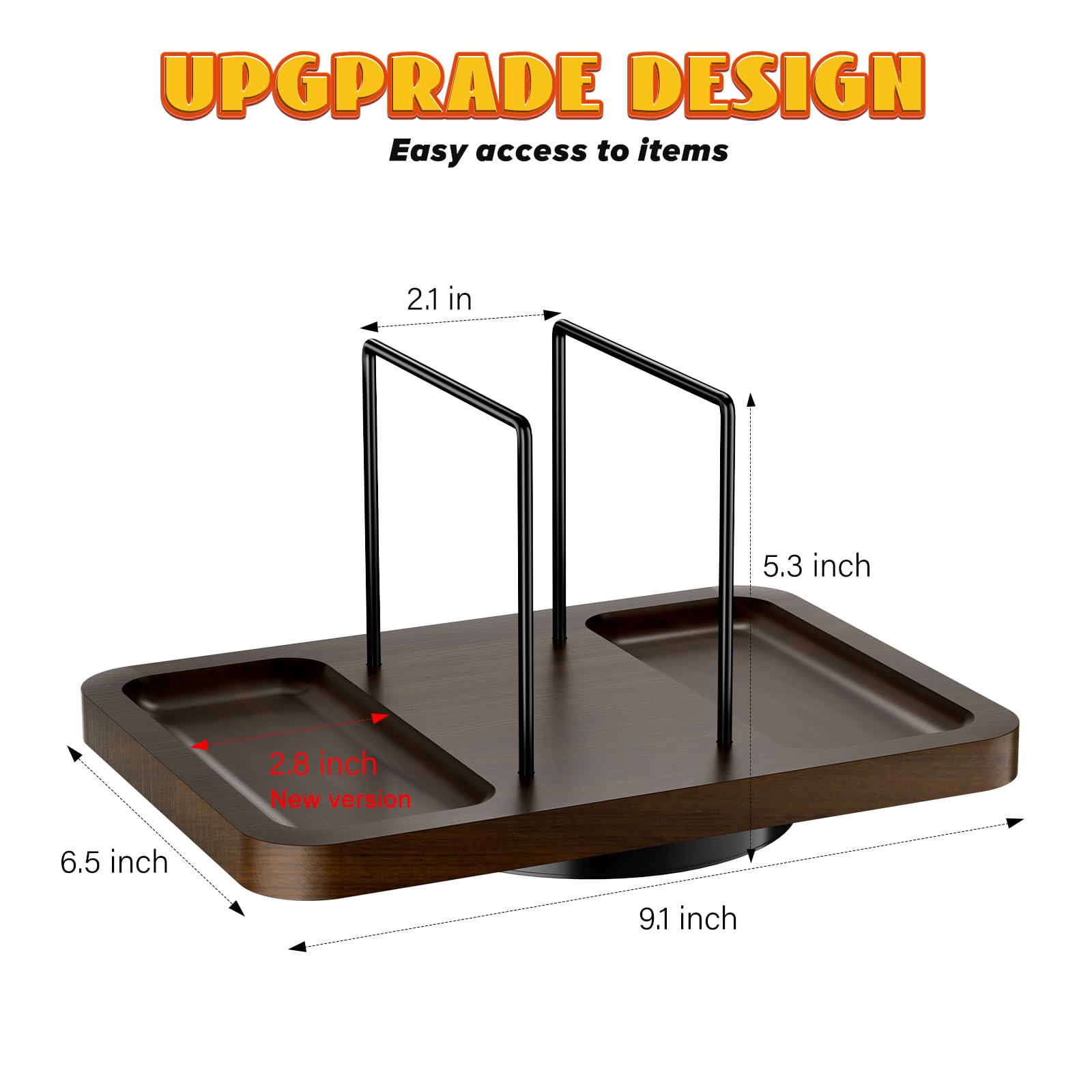 Gomyrod elegant black napkin holder is easy to wipe clean.