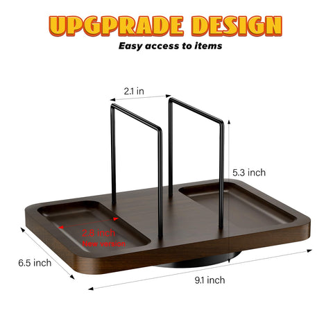 Gomyrod elegant black napkin holder is easy to wipe clean.