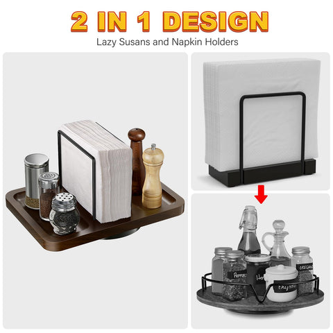 Gomyrod salt and pepper caddy keeps seasonings within reach at meals.
