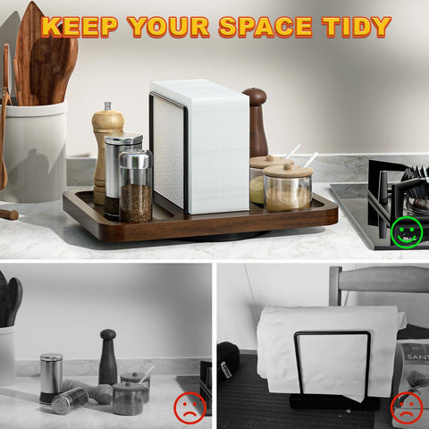 Gomyrod wooden base provides sturdy support on any surface.