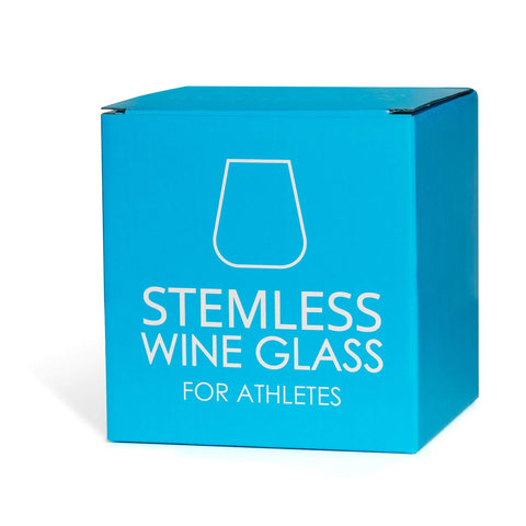 Gone For a Run dishwasher-safe engraved glass for easy cleanup after workouts.